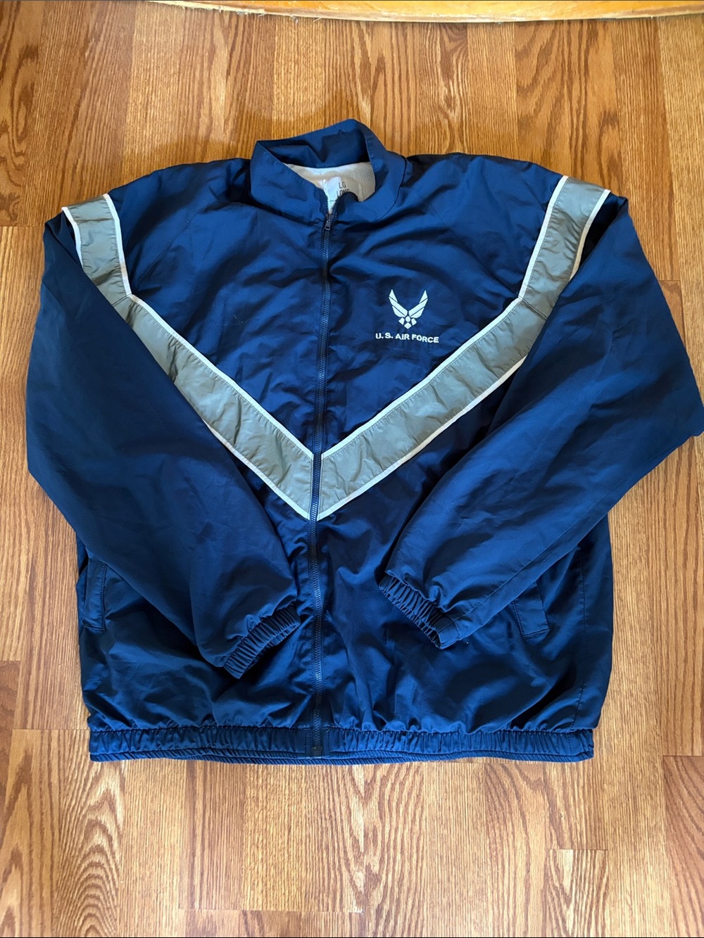 U.S. Air Force Navy Blue Mens Windbreaker Jacket